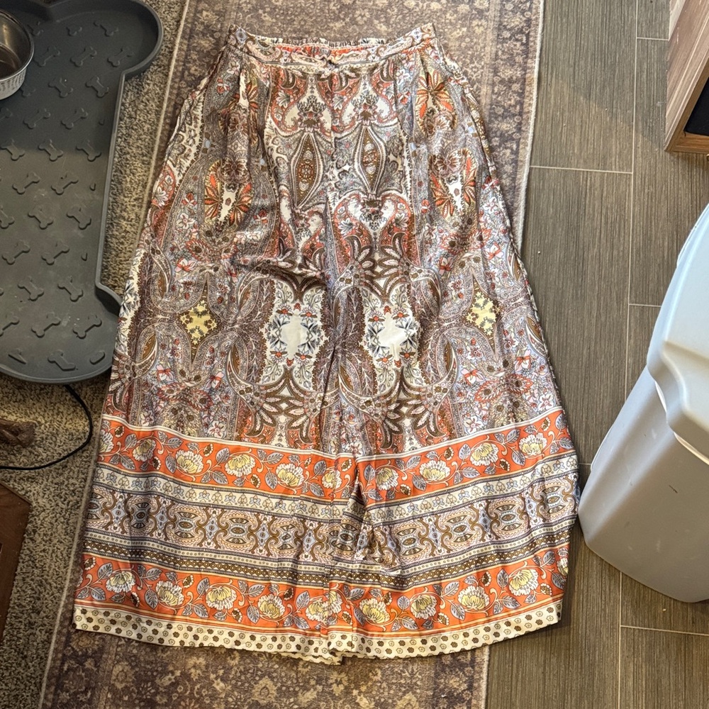 Bohemian Paisley pants M- Multicolor